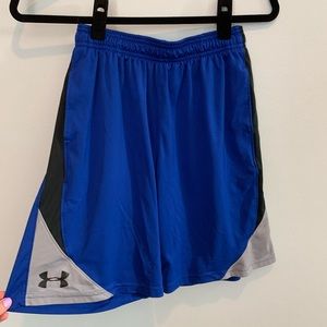 Under Armour blue athletic shorts